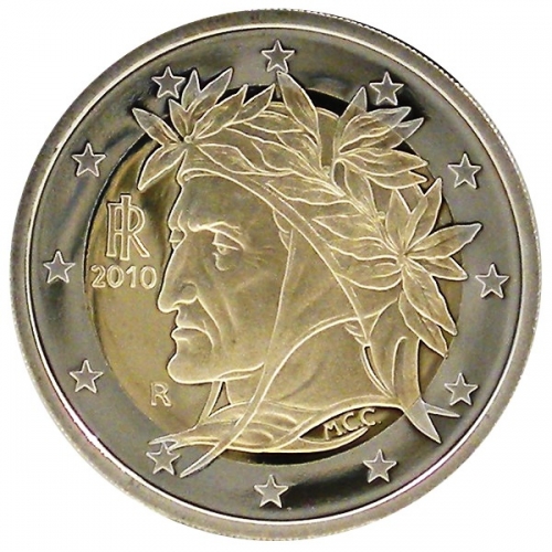 2 euro italy dante