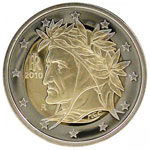 2 euro italy dante